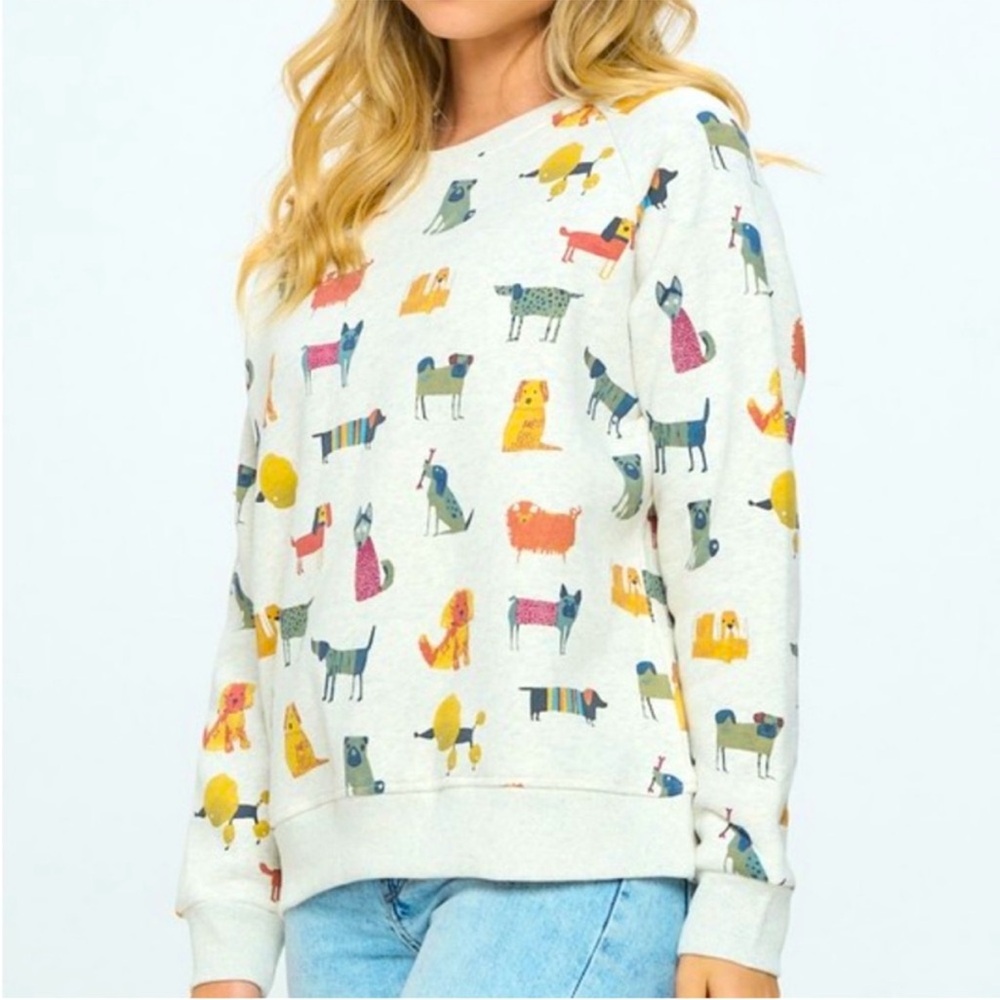 NWT SM Wardrobe Cartoon Dogs Sweatshirt